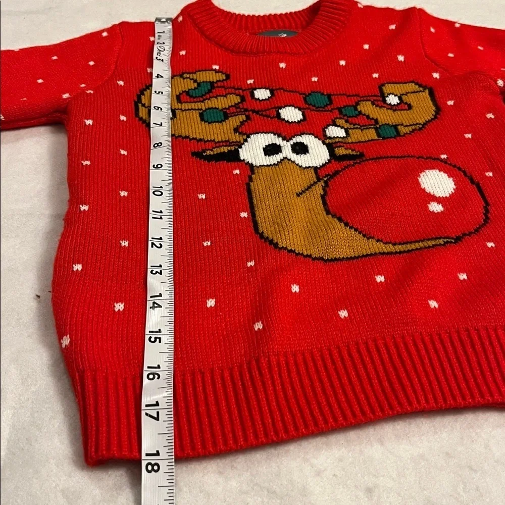 Tstars Ugly Christmas Sweate Girls/Boys Santa Claws Holiday  Sweater Sz 5 - Picture 5 of 8